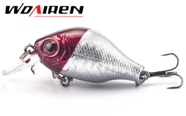 1pcs Brand VIB 5.5cm 8g Floating Fishing Lure Pesca Hooks Fish Wobbler Tackle Crankbait Artificial Japan Hard Bait YR-204