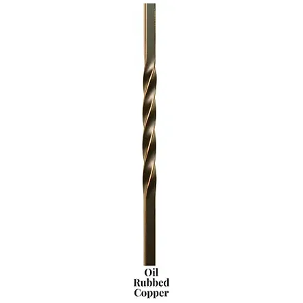 2BASK44 | Double Basket Iron Baluster | 2553 | 1/2"