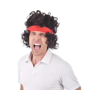 80's Tennis Aggro Wig