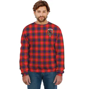 Abernethy Tartan Sweatshirt with Family Crest