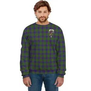 Adam Tartan Sweatshirt with Family Crest