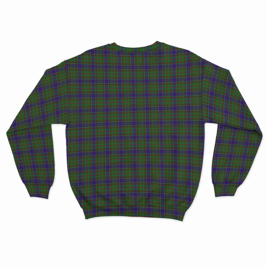 Adam Tartan Sweatshirt with Family Crest