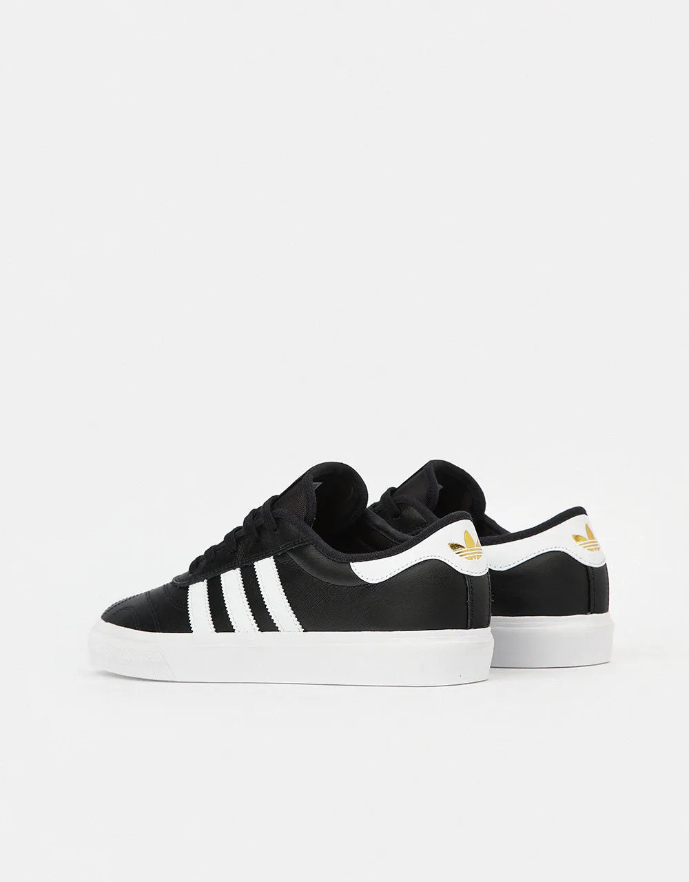 adidas Adi Ease Skate Shoes - Core Black/White/Gold Metallic