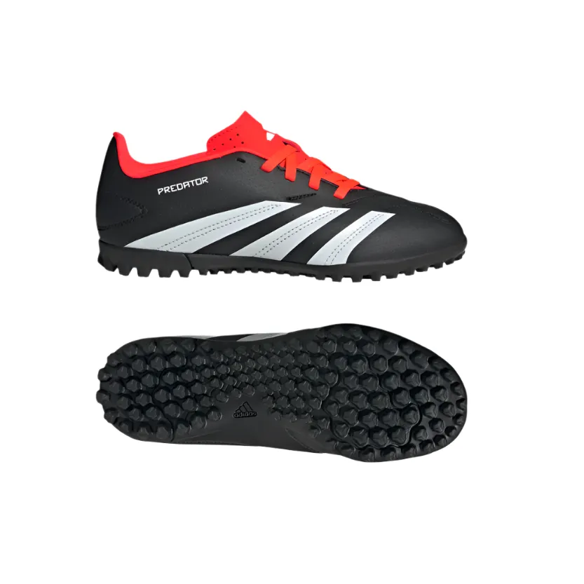 Adidas Kids Astro Turf Boots Predator Club L TF J Core Black/Cloud White/Solar Red