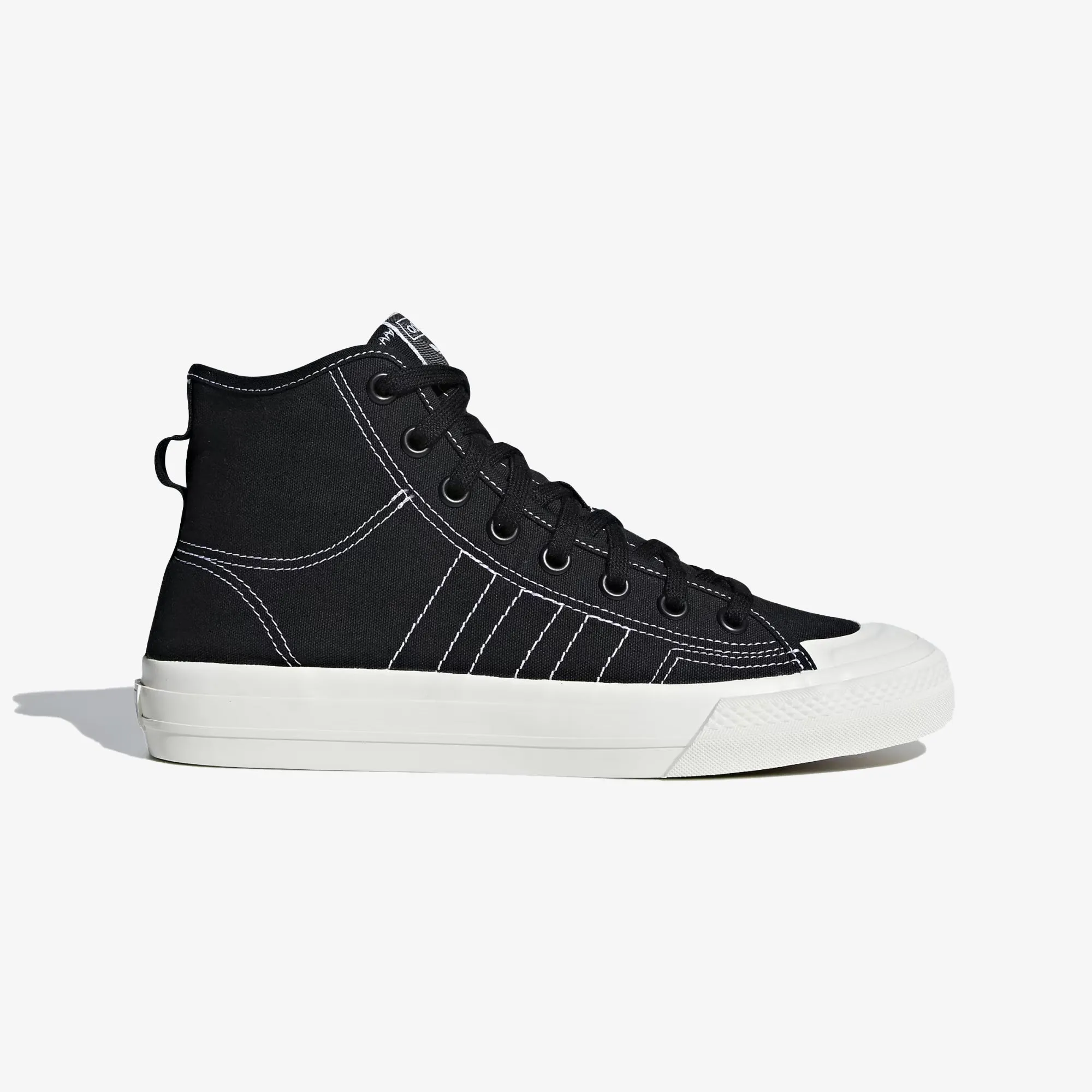 Adidas Originals | NIZZA RF HI  { CORE BLACK/WHITE/OFF WHITE