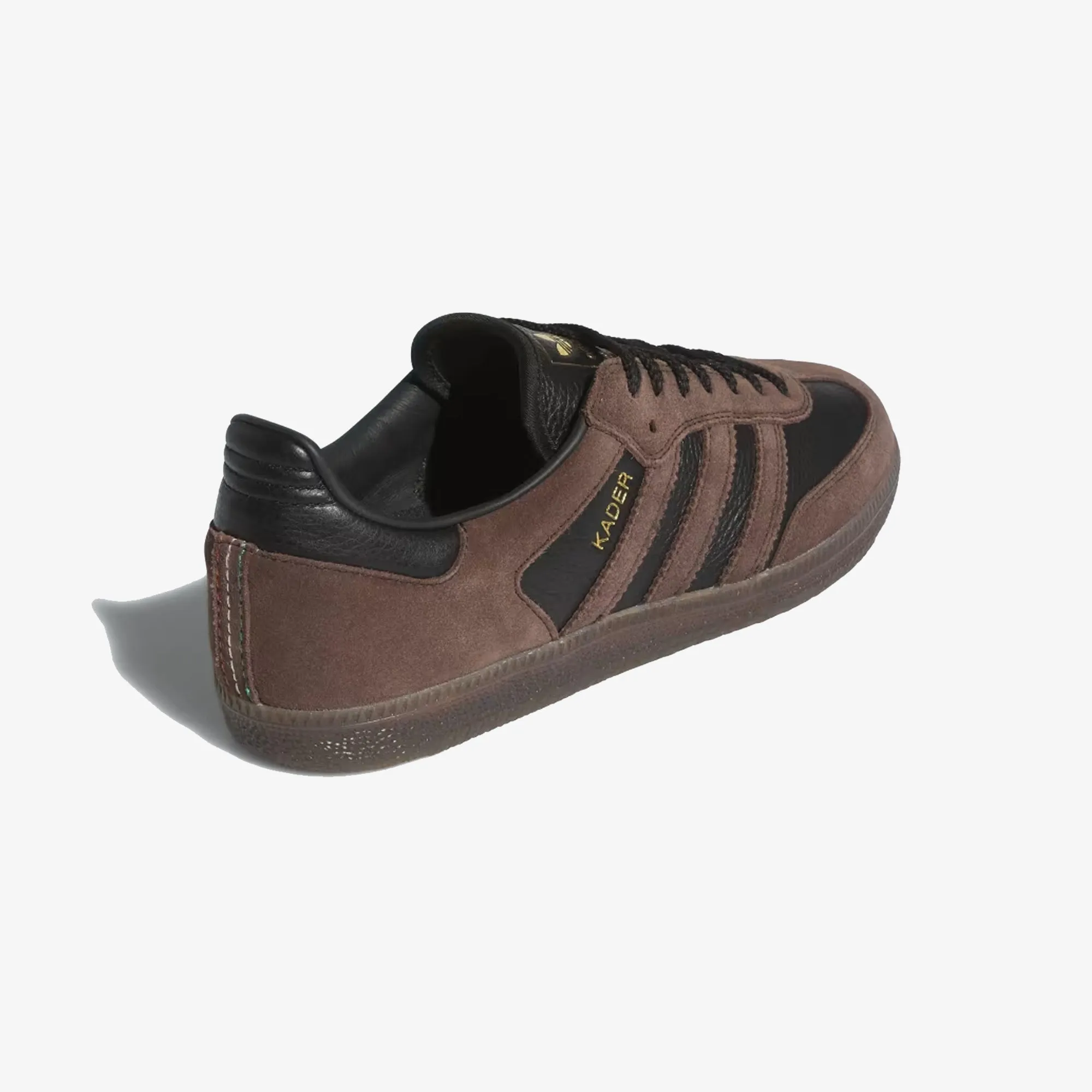 ADIDAS ORIGINALS | SAMBA ADV X KADER { CARBONBLACK/BROWN/GUM5