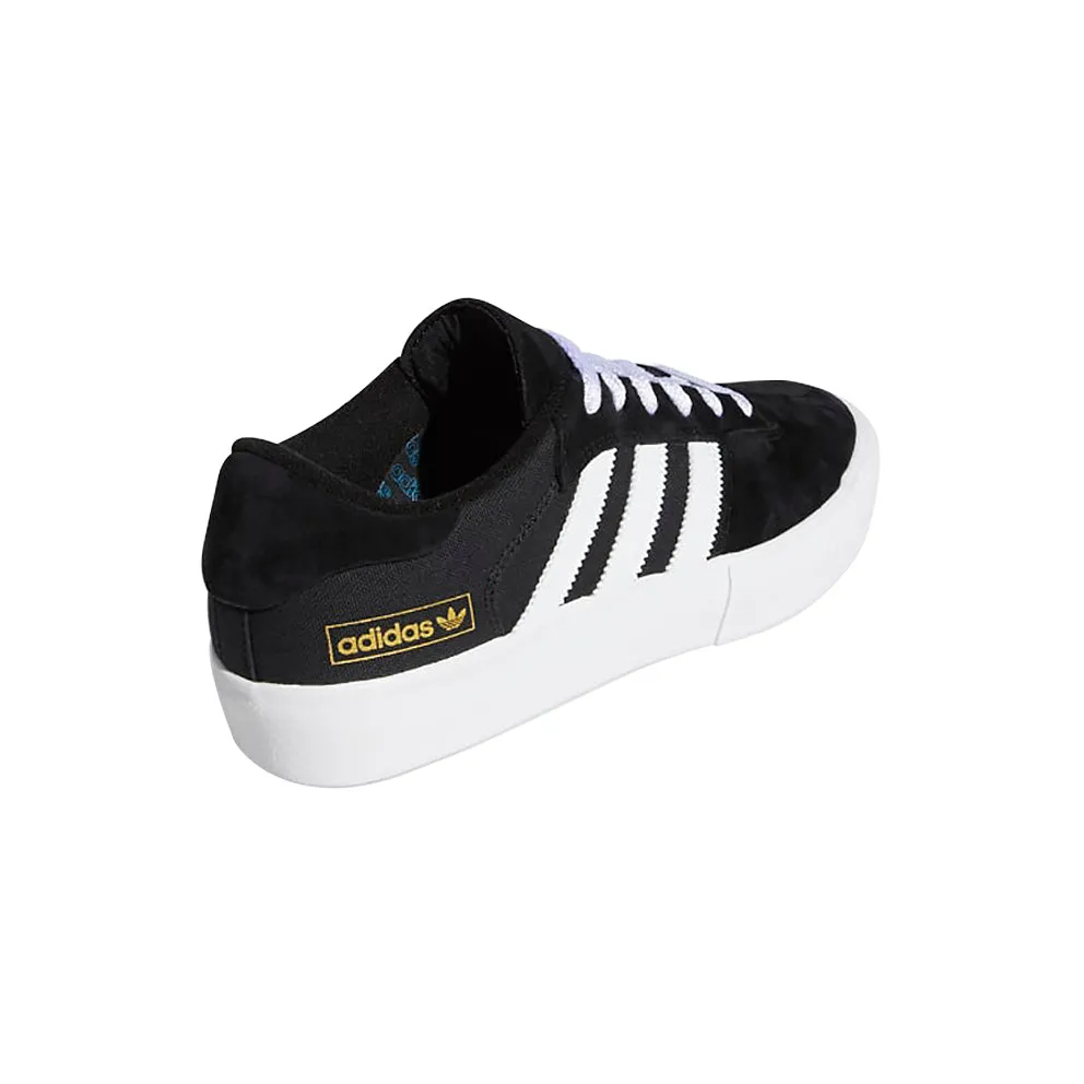 adidas SKATEBOARDING MATCHBREAK SUPER SHOES // CORE BLACK/CLOUD WHITE/GOLD METALLIC