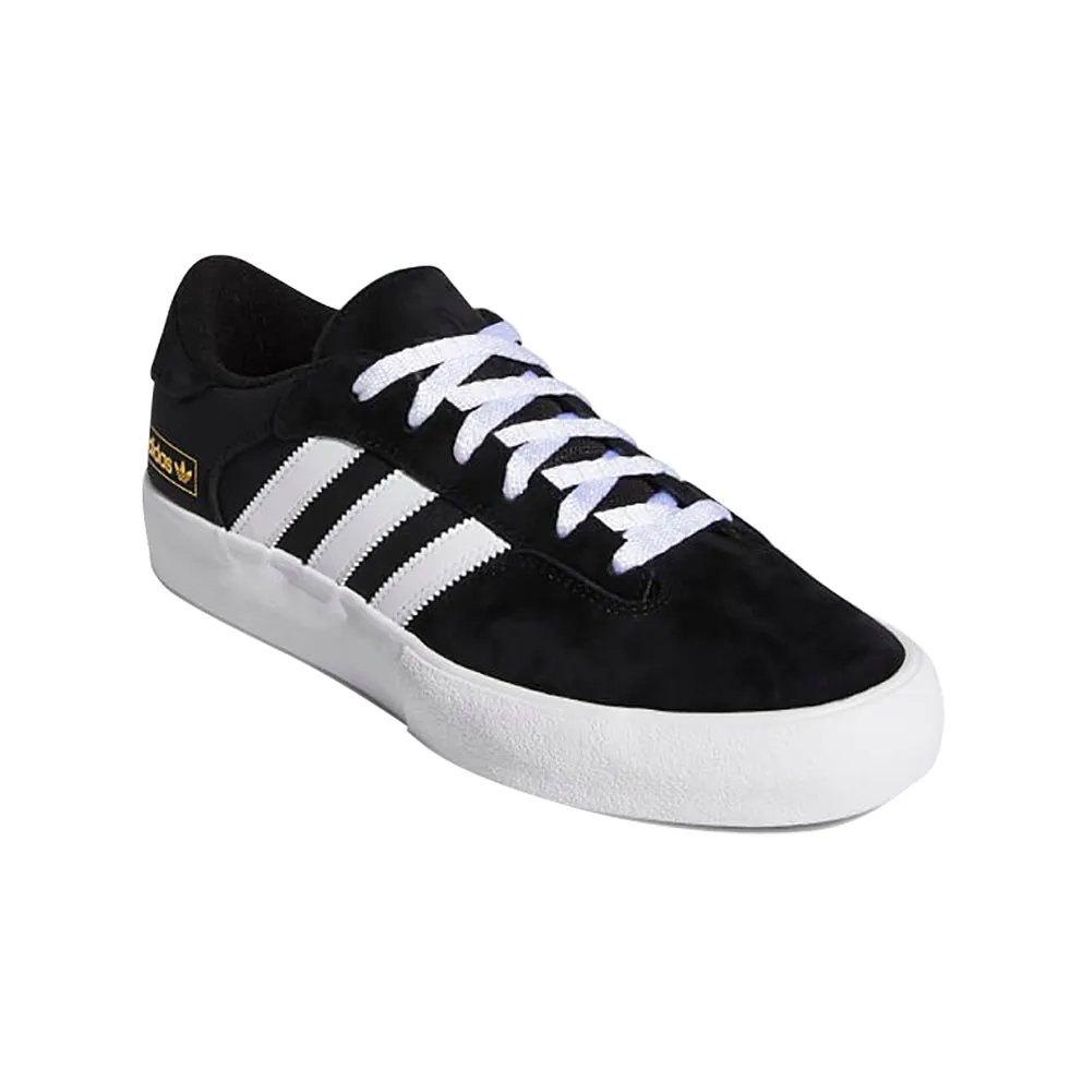 adidas SKATEBOARDING MATCHBREAK SUPER SHOES // CORE BLACK/CLOUD WHITE/GOLD METALLIC