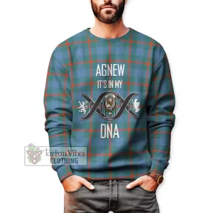 Agnew Ancient Tartan Sweatshirt with Family Crest DNA In Me Style