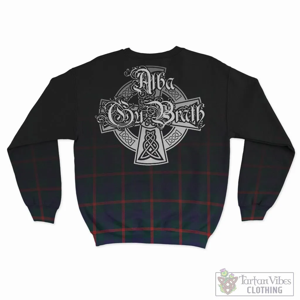 Agnew Tartan Sweatshirt Featuring Alba Gu Brath Family Crest Celtic Inspired