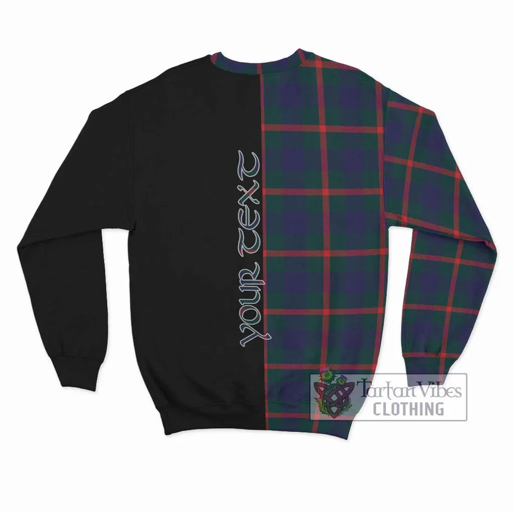 Agnew Tartan Sweatshirt with Family Crest and Half Of Me Style