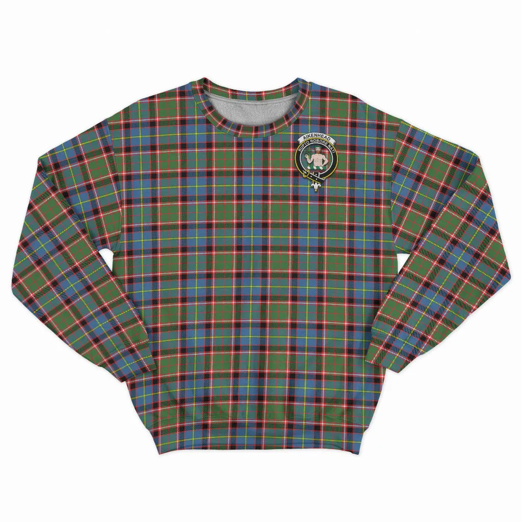 Aikenhead Tartan Sweatshirt with Family Crest