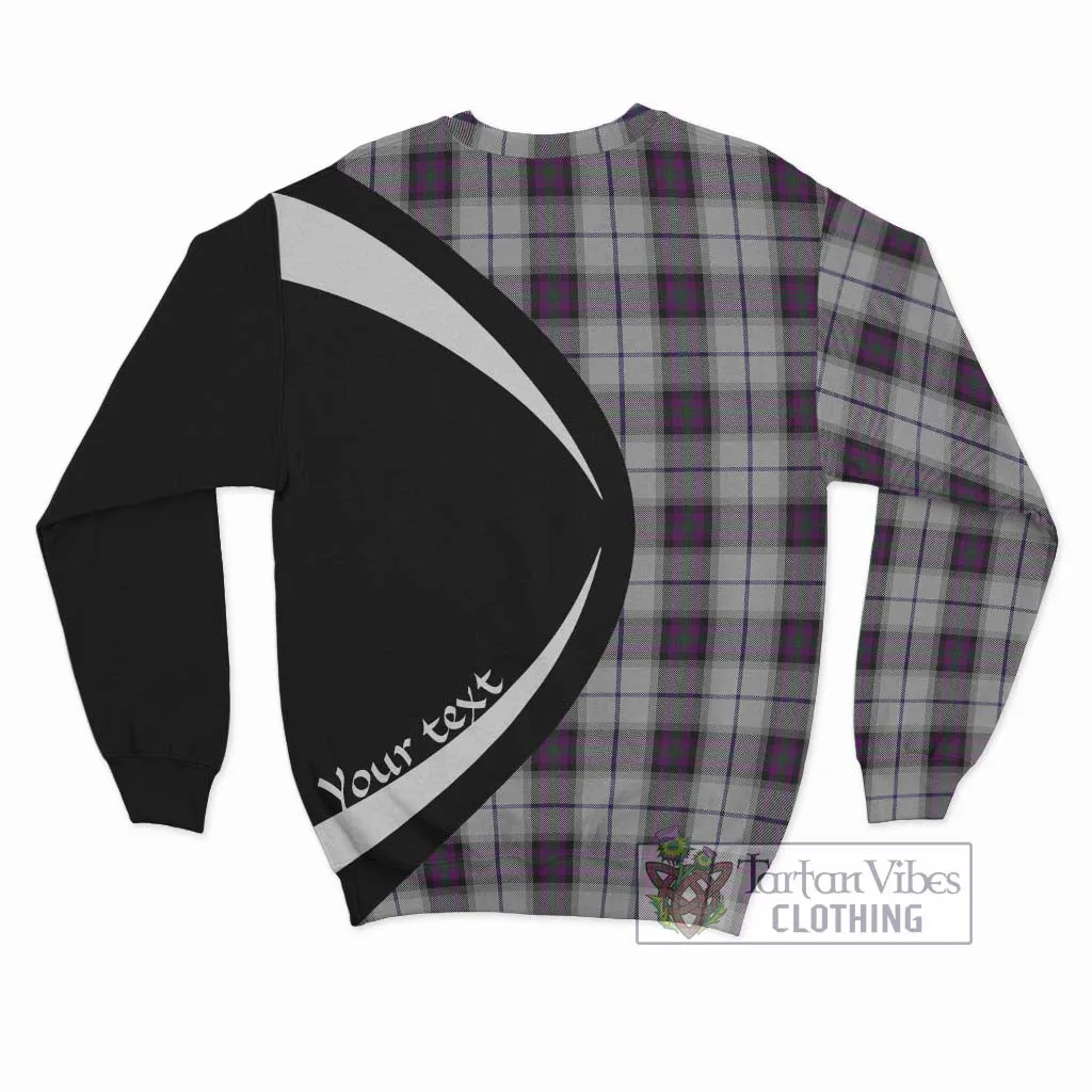 Alexander of Menstry Dress Tartan Sweatshirt with Family Crest Circle Style