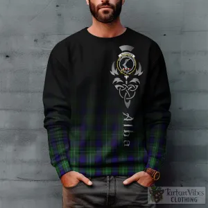 Alexander Tartan Sweatshirt Featuring Alba Gu Brath Family Crest Celtic Inspired