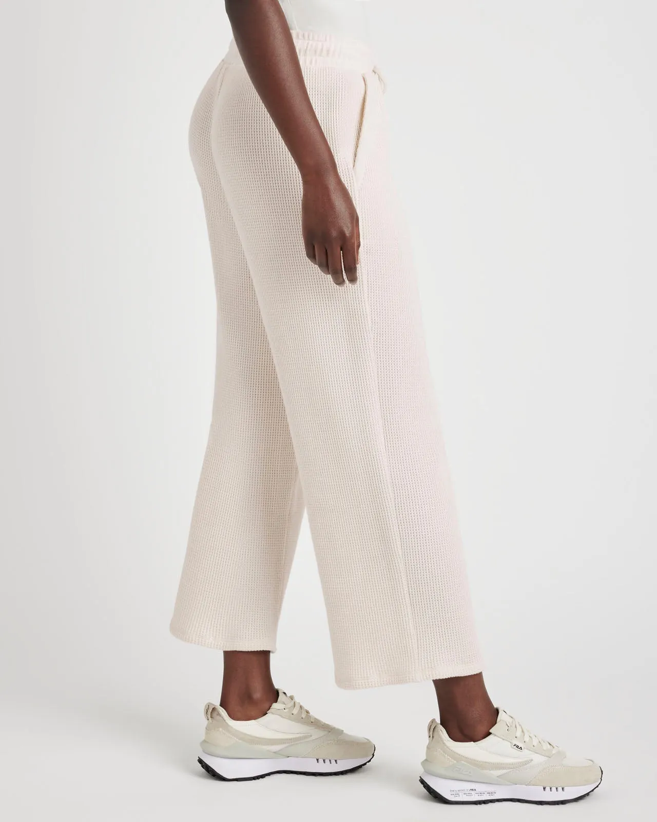 Alina Waffle Wide Leg Pant