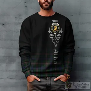 Allison Tartan Sweatshirt Featuring Alba Gu Brath Family Crest Celtic Inspired