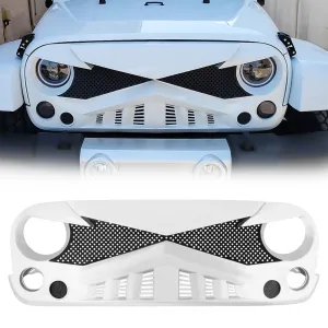 AMERICAN MODIFIED Hawke Grille Compatible w/2007-2018 Jeep Wrangler JK (Used)