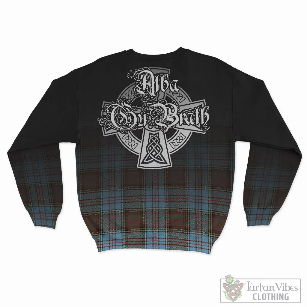 Anderson Ancient Tartan Sweatshirt Featuring Alba Gu Brath Family Crest Celtic Inspired