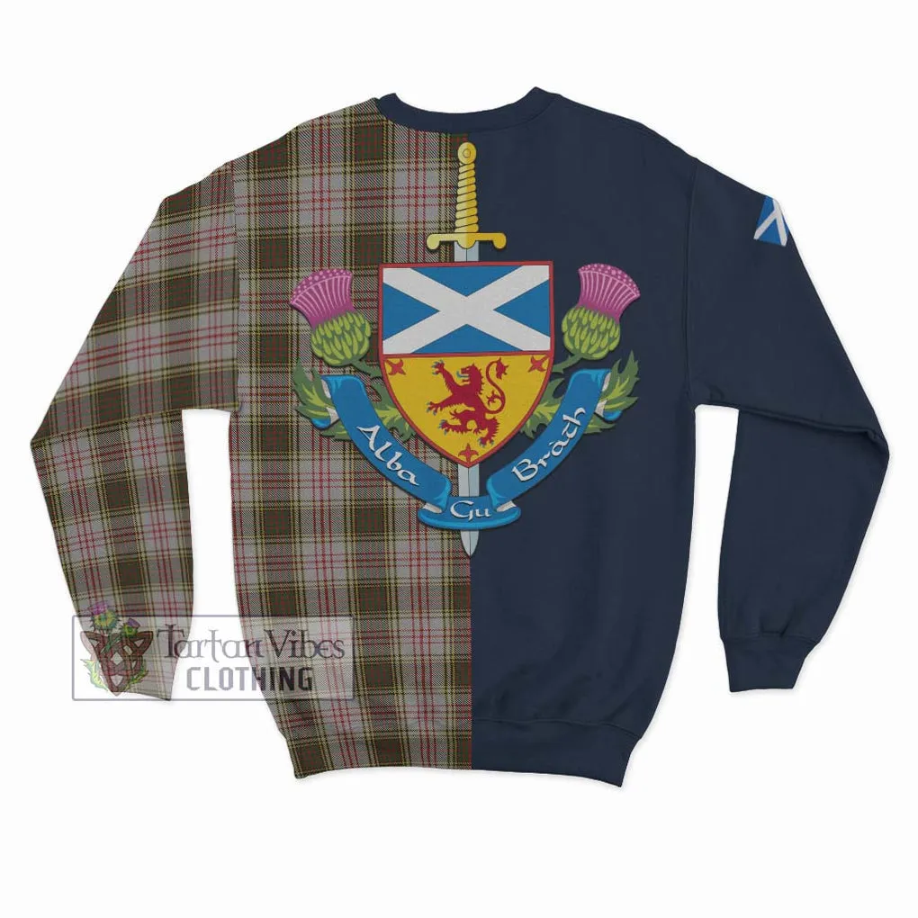 Anderson Dress Tartan Sweatshirt Alba with Scottish Lion Royal Arm Half Style