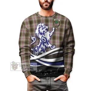 Anderson Dress Tartan Sweatshirt with Alba Gu Brath Regal Lion Emblem