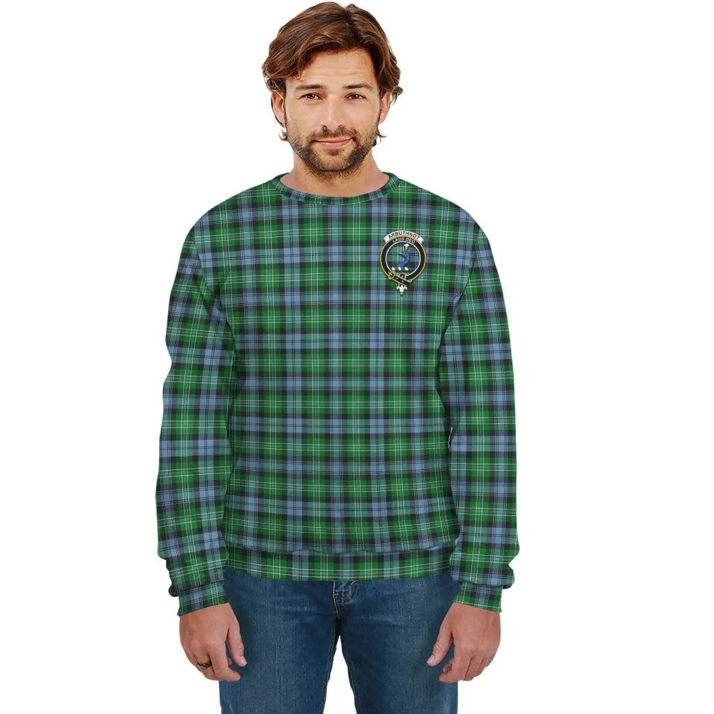 Arbuthnot Ancient Tartan Sweatshirt with Family Crest