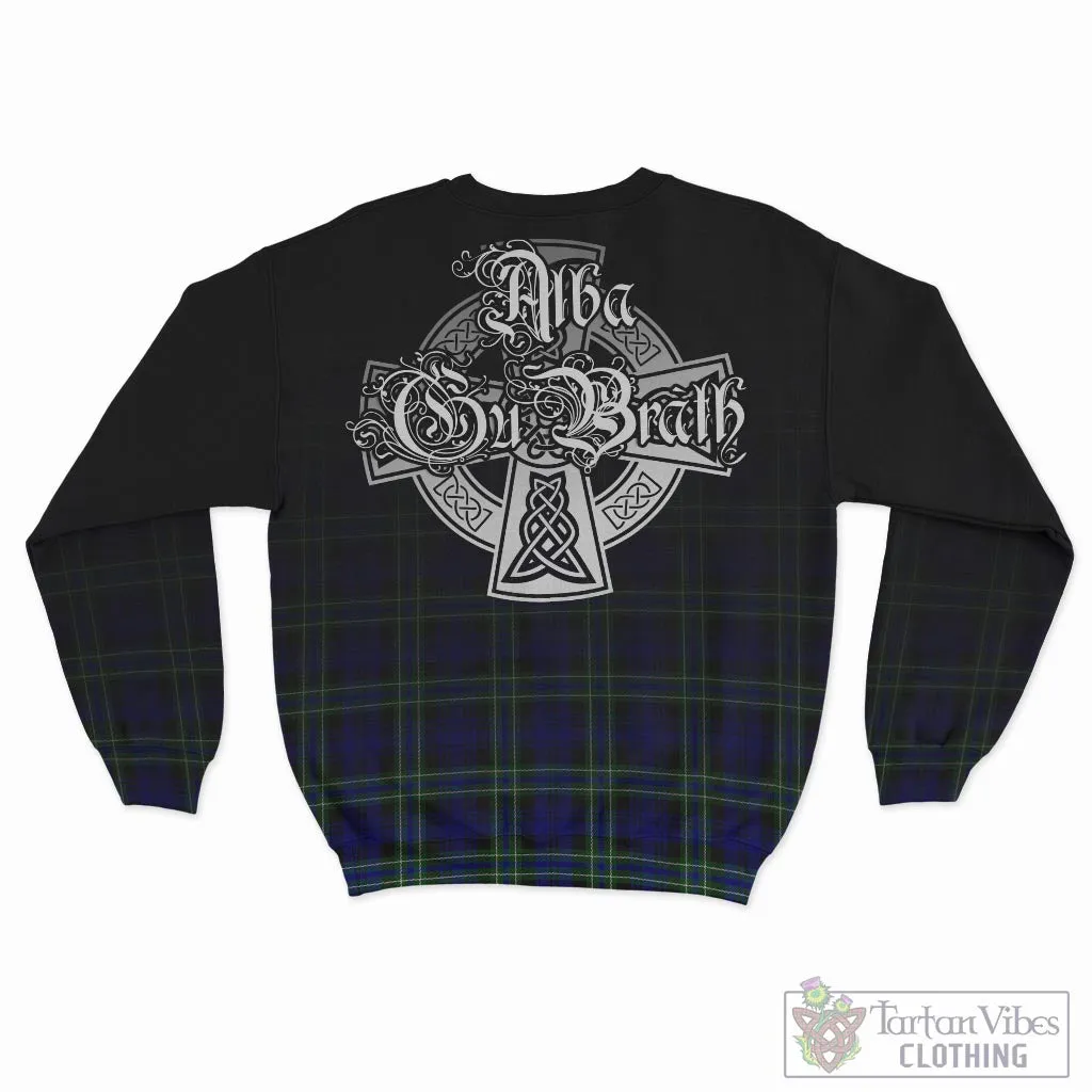 Arbuthnot Modern Tartan Sweatshirt Featuring Alba Gu Brath Family Crest Celtic Inspired