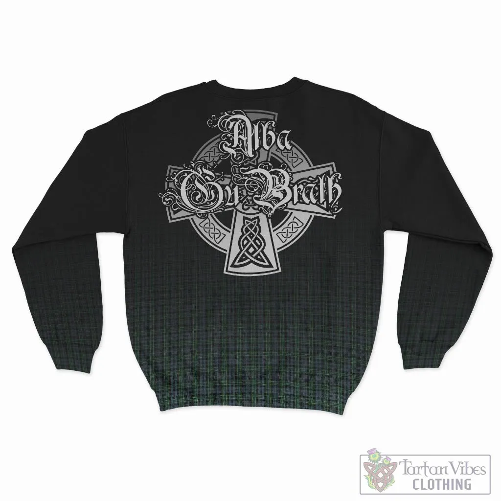 Arbuthnot Tartan Sweatshirt Featuring Alba Gu Brath Family Crest Celtic Inspired