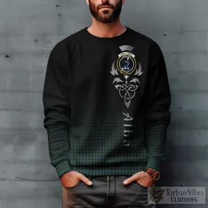 Arbuthnot Tartan Sweatshirt Featuring Alba Gu Brath Family Crest Celtic Inspired