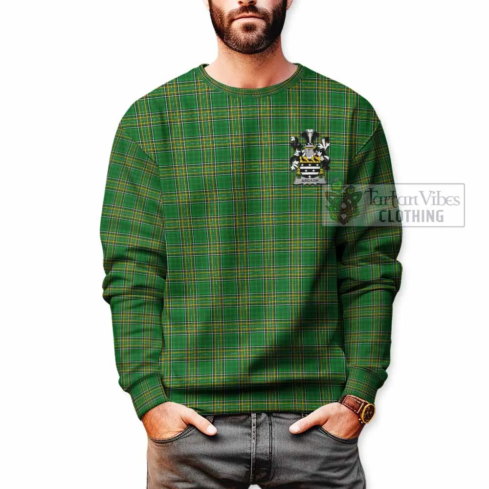 Ardagh Irish Clan Tartan Sweatshirt with Coat of Arms