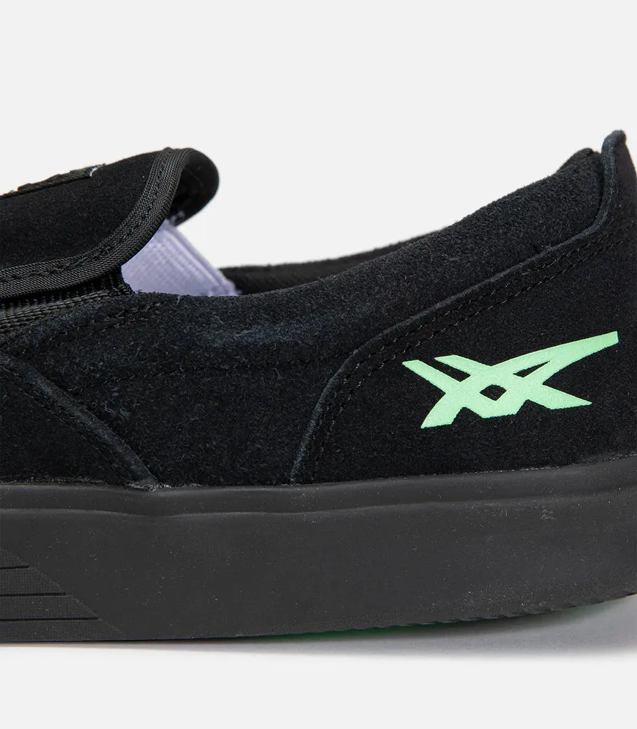 Asics Gel-Flexkee Slip-on: Black/Tourmaline