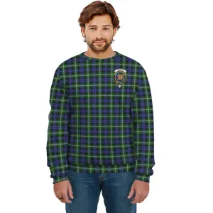 Baillie (Bailey) Tartan Sweatshirt with Family Crest