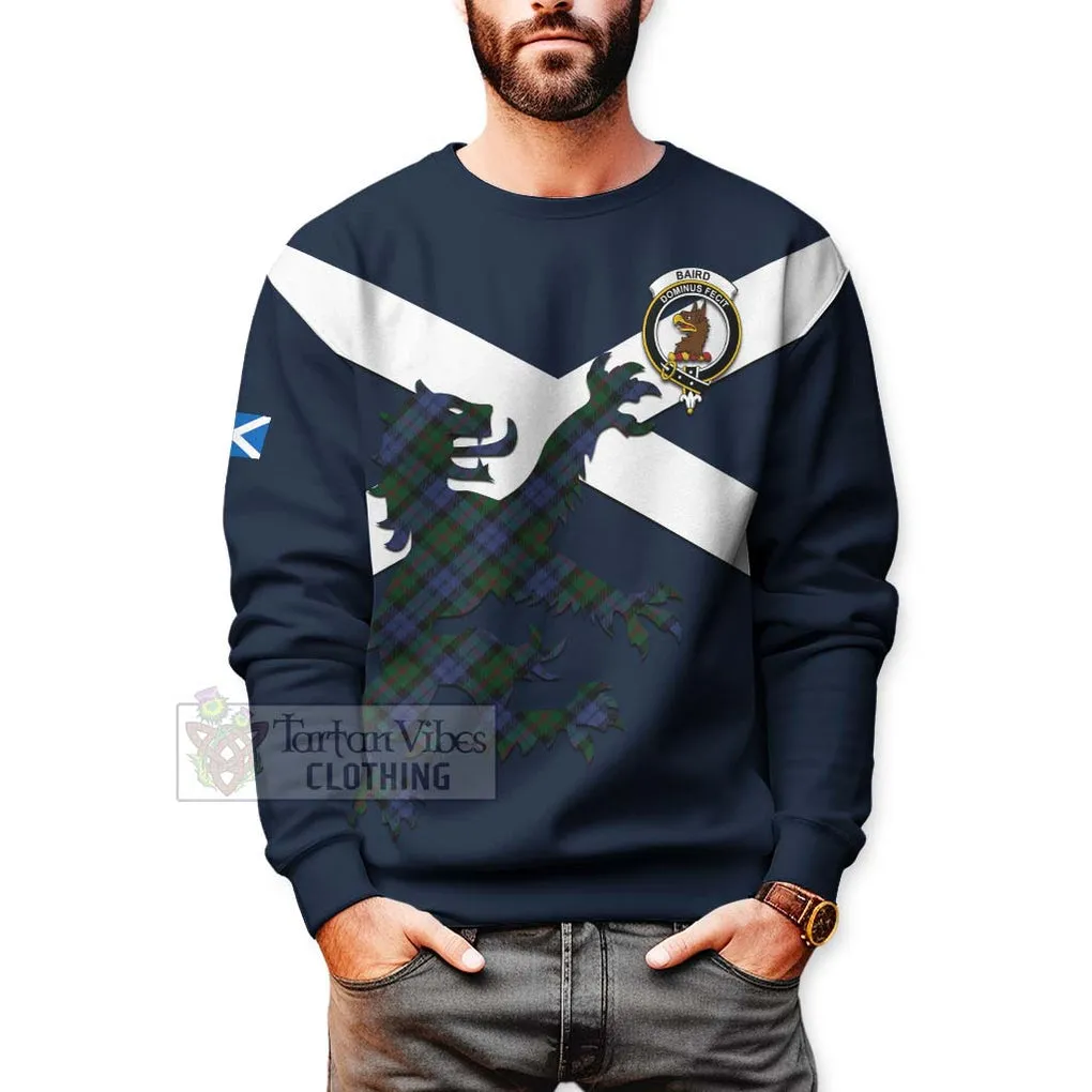 Baird Tartan Lion Rampant Sweatshirt  Proudly Display Your Heritage with Alba Gu Brath and Clan Name