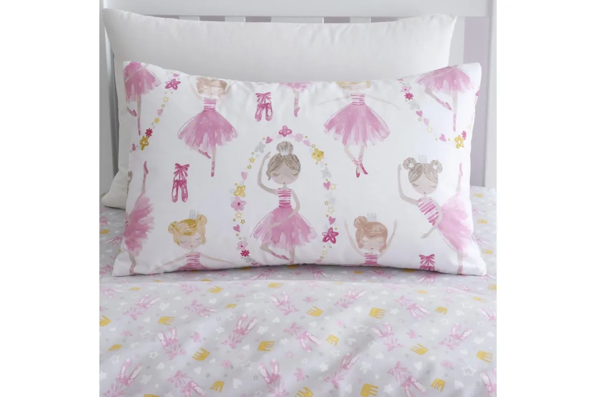 Ballet Dancer Duvet Set | Pink | Single