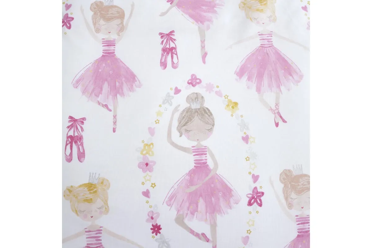 Ballet Dancer Duvet Set | Pink | Single