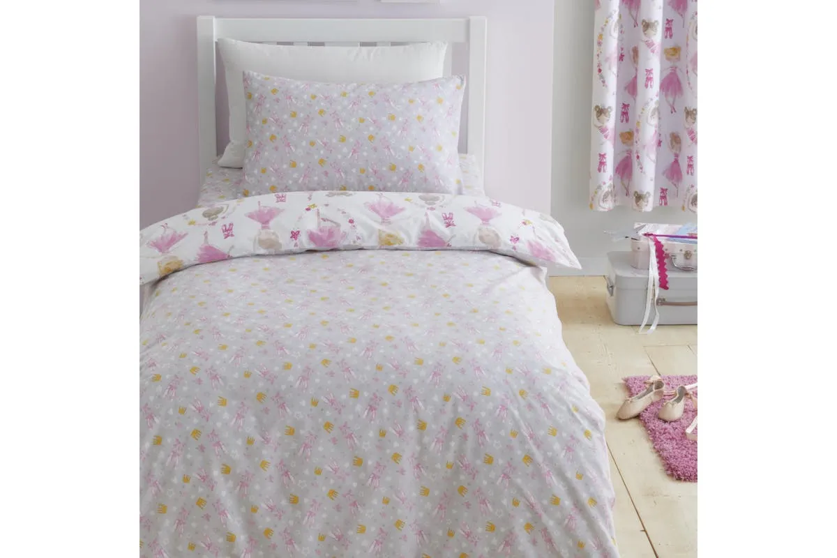 Ballet Dancer Duvet Set | Pink | Single