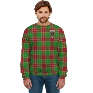 Baxter Modern Tartan Sweatshirt with Family Crest