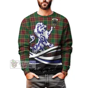 Baxter Tartan Sweatshirt with Alba Gu Brath Regal Lion Emblem