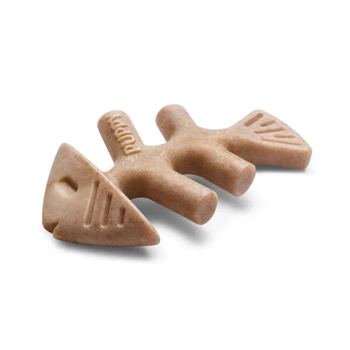 Benebone Puppy  Tiny Fishbone 2-Pack, Dog Toy