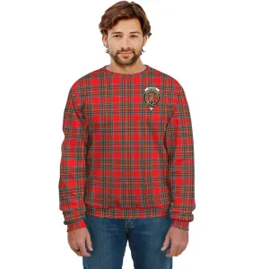 Binning Tartan Sweatshirt with Family Crest