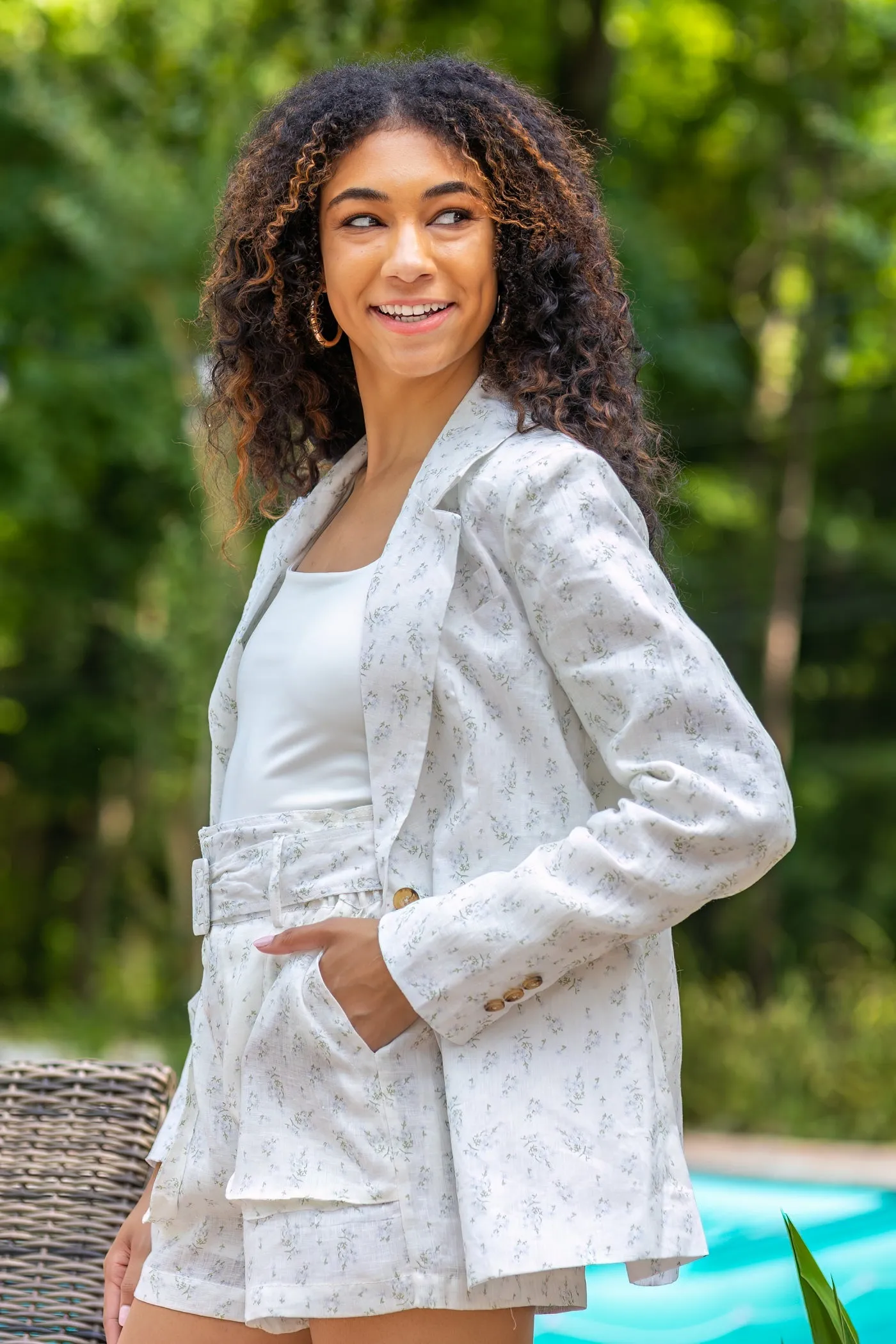 BLANCHE FLORAL BLAZER