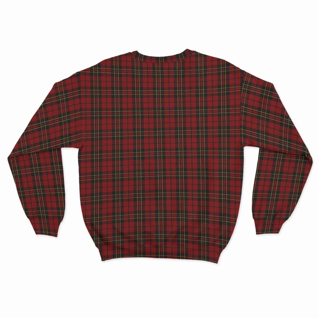 Brodie Tartan Sweatshirt with Family Crest