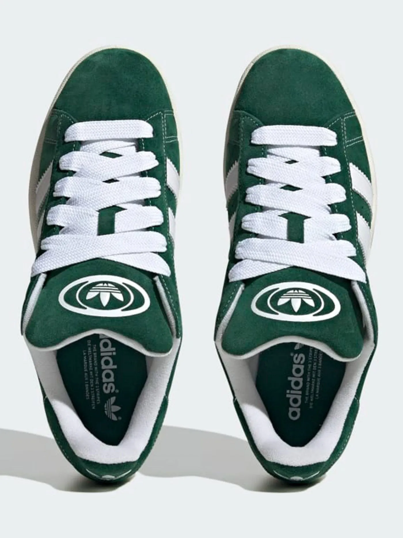 Campus 00s Dark Green/White/Off White Shoes