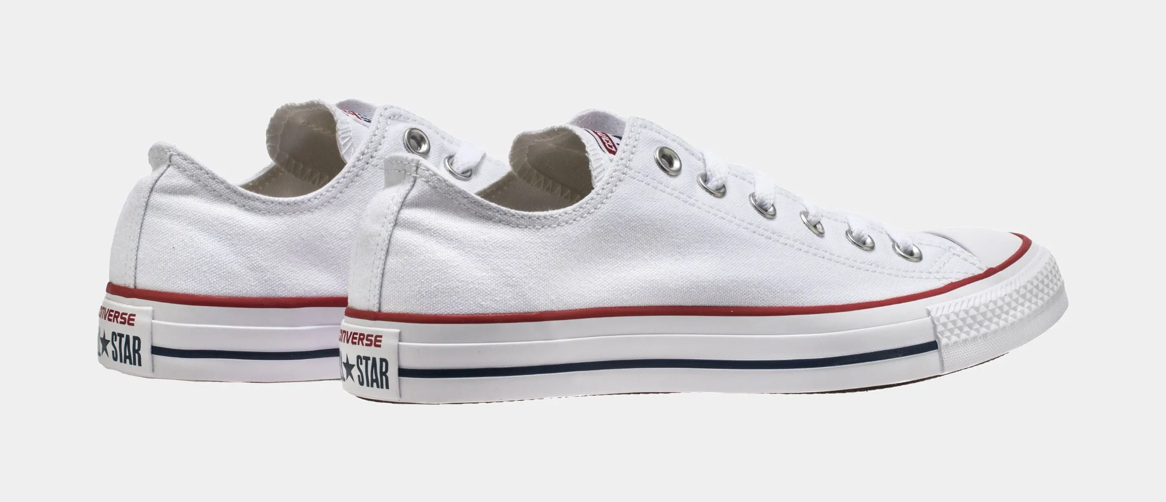 Chuck Taylor All Star Classic Colors Low Solid Canvas Mens Lifestyle Shoes (Optical White)