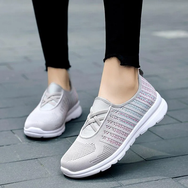 Cilool Mesh Breathable Sports Shoes Women's Light Running Shoes