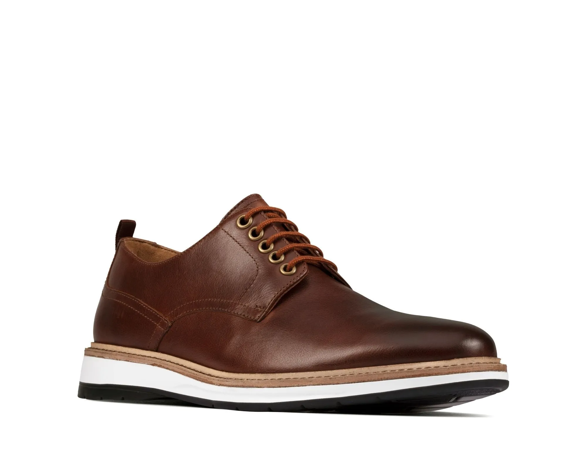 Clarks Chantry Walk Dark Tan Leather