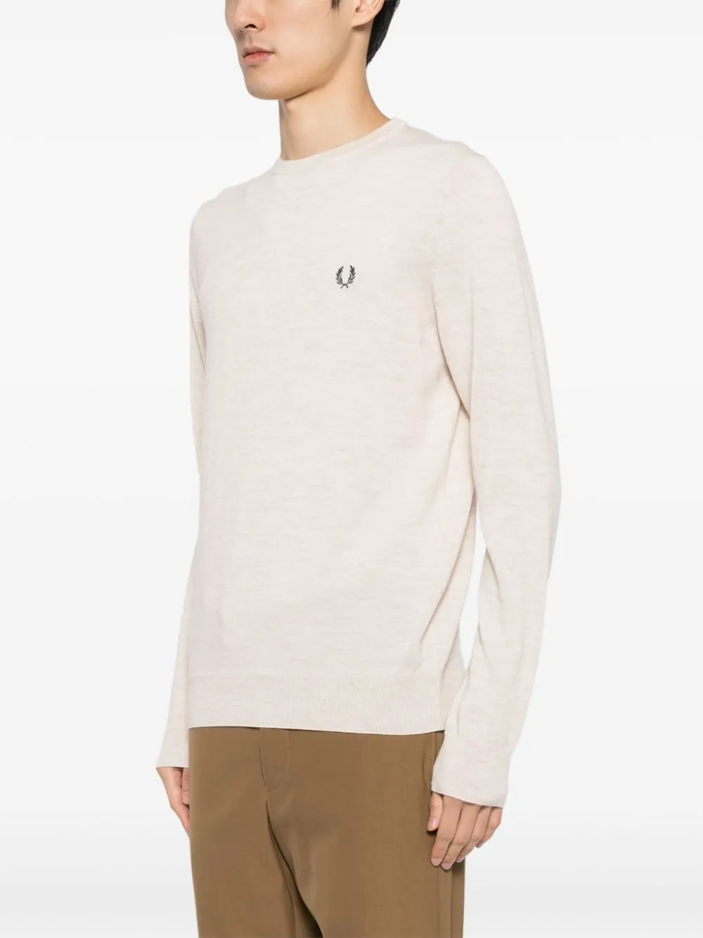 classic crew-neck jumper