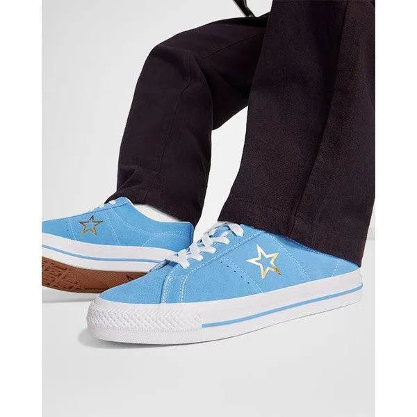 Converse CONS One Star Pro Ox Light Blue - White - Gold