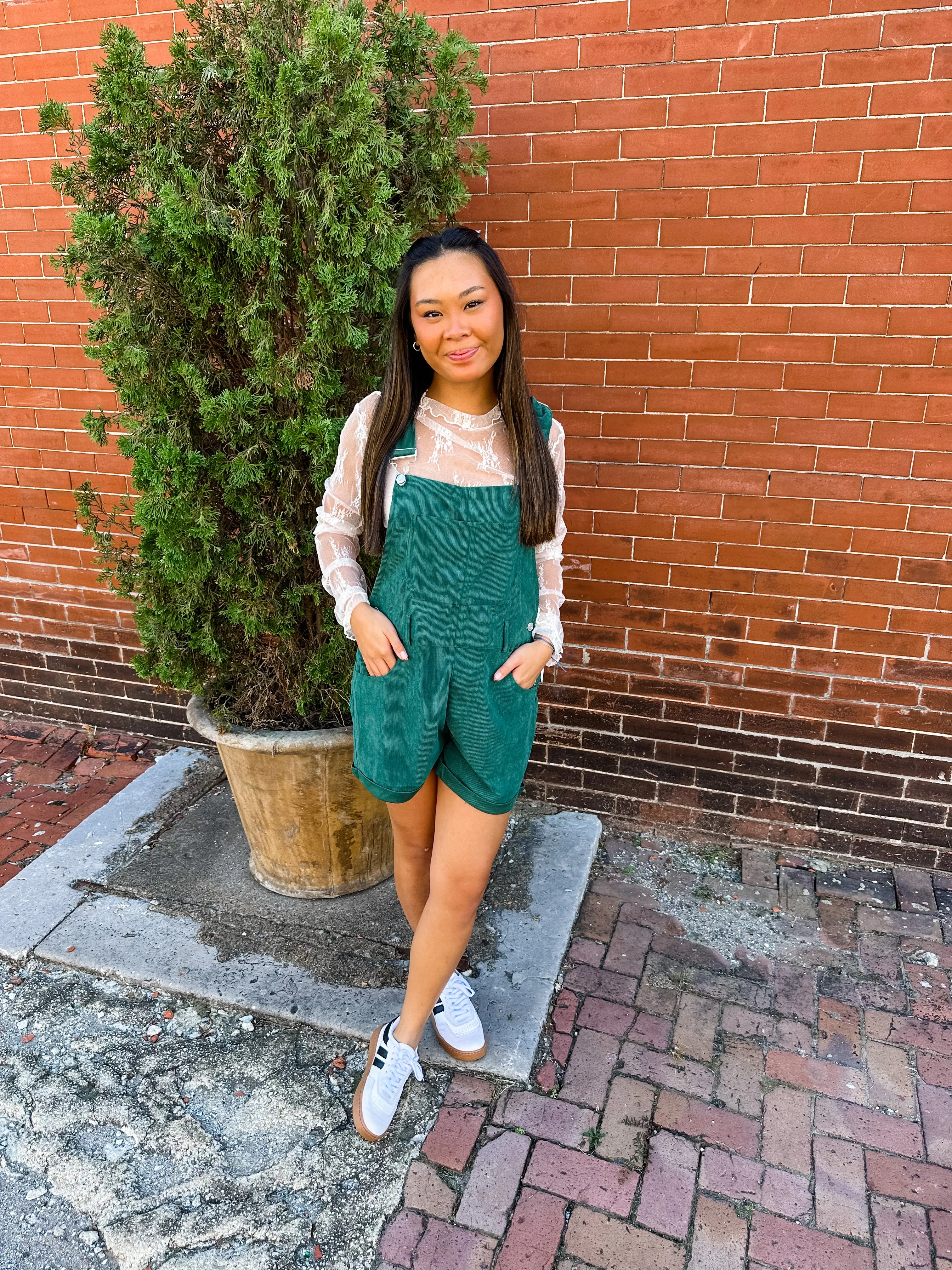 Couldn't Be Better Overalls- Green