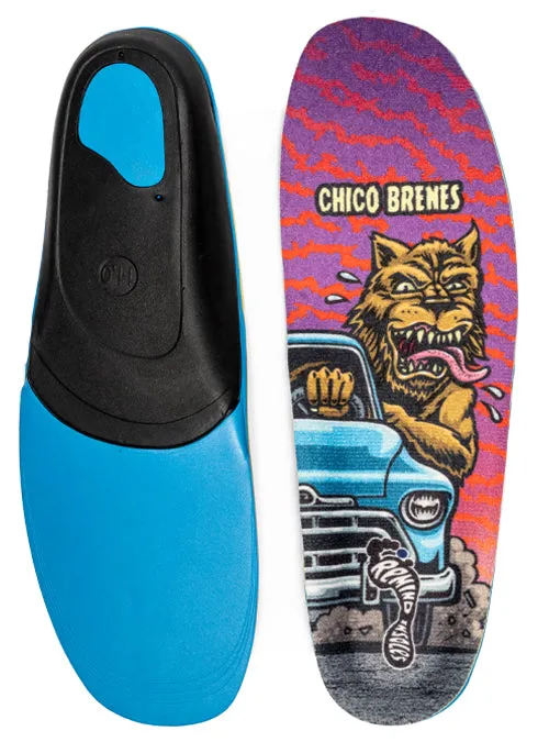 CUSH IMPACT 6MM Mid-High Arch | Chico Brenes 57 Werewolf Insoles