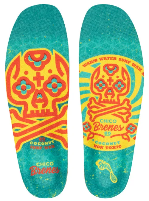 CUSH IMPACT 6MM Mid-High Arch | Chico Brenes Skull Wax Insoles